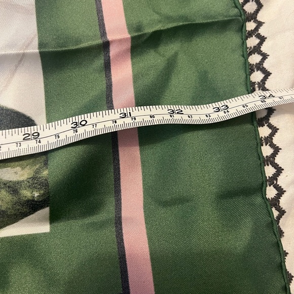 NWOT Fly Formal Quail & Magnolia Silk Scarf - Picture 8 of 8